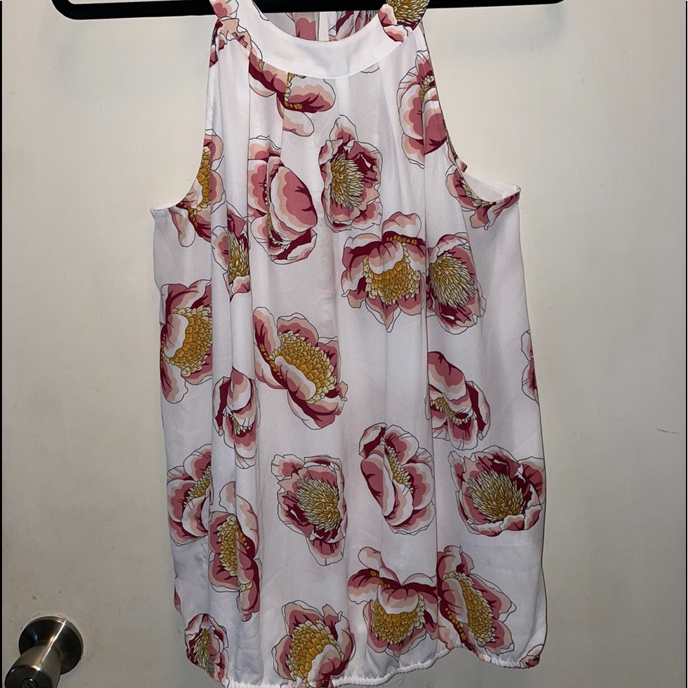 Loft flower print top